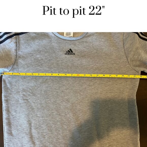 EUC Adidas pullover sweatshrit sustainable brand ladies med crewneck athleisure - Picture 3 of 8